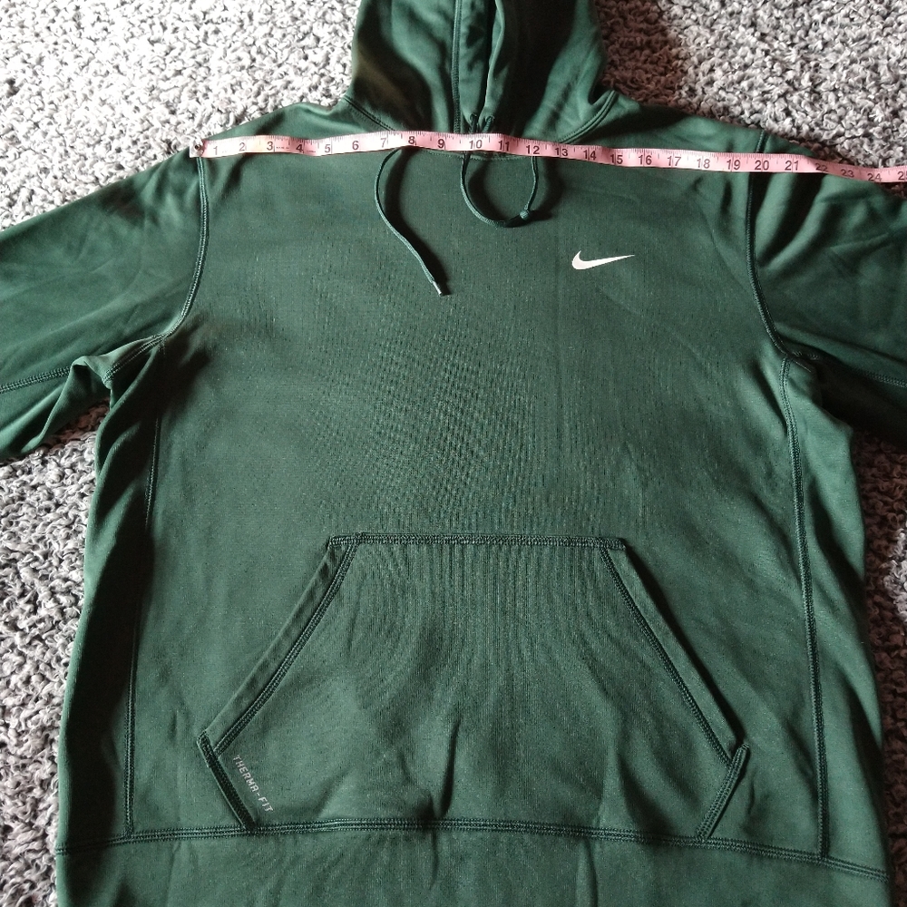 Nike Thermafit Forest Green Pullover Hoodie Active